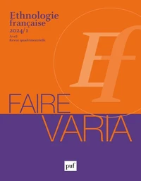 Ethnologie française N° 1/2024