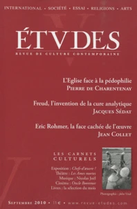 L'Eglise face à la pédophilie; Freud, l'invention de la cure analytique; eric Rohmer, la face cachée de l'oeuvre