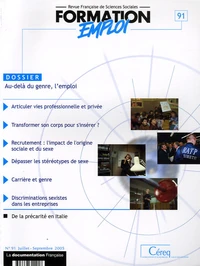 Au-delà du genre, l'emploi
