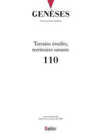 Terrains érudits, territoires savants