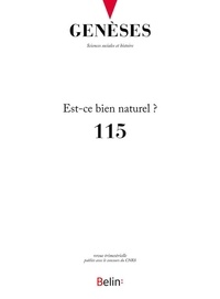 Benoît Trépied et Manuel Schotté - Genèses N° 115 : Est-ce bien naturel ?.