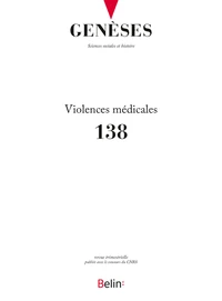 Genèses N° 138, 2025-1