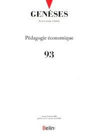 Manuel Schotté - Genèses N° 93, Décembre 2013 : Pédagogie économique.