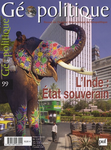 Philippe Coué et Jean-Joseph Boillot - Géopolitique N° 99, Août-Octobre : L'Inde : Etat souverain.