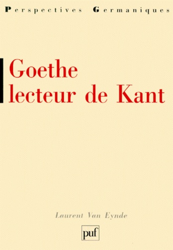 Goethe lecteur de Kant