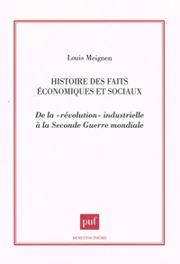 Histoire des faits économiques et sociaux