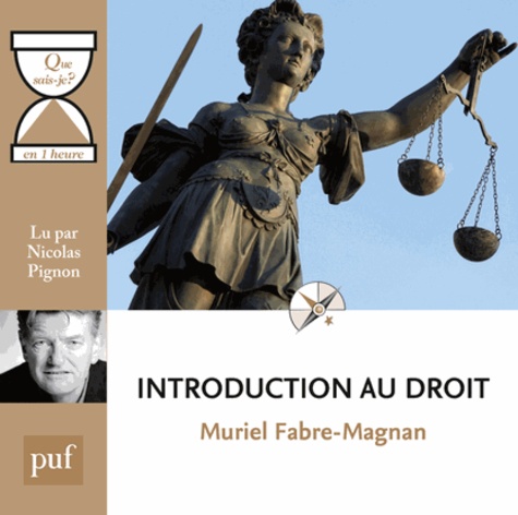 Introduction au droit  avec 1 CD audio