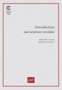 Bernard Valade - Introduction aux sciences sociales.