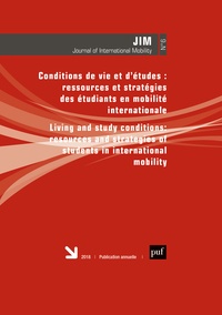 Lucille Guilbert - Journal of international mobility N° 6/2018 : Conditions de vie et d'études : ressources et stratégies des étudiants en mobilité internationale.