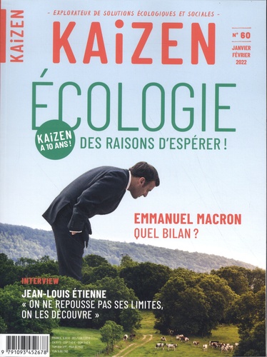 Pascal Greboval - Kaizen N° 60, janvier-février 2022 : Ecologie : des raisons d'espérer !.
