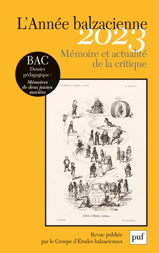 Mireille Labouret - L'Année balzacienne N° 3/2023 : Mémoire et actualité de la critique.