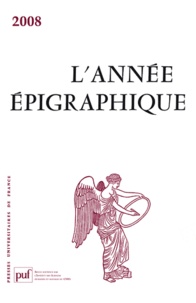 Mireille Corbier - L'année épigraphique 2008.