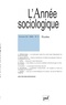  Collectif - L'Année sociologique Volume 58 N° 2/2008 : Etudes.