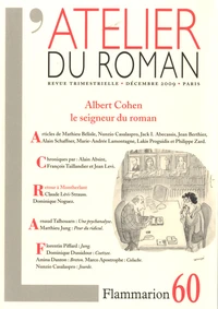 Albert Cohen le seigneur du roman