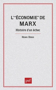 L'"Économie" de Marx
