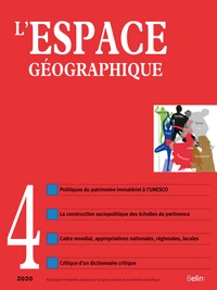 L'espace géographique N° 4/2020