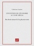 Catherine Larrère - L'invention de l'économie au XVIIIe siècle - Du droit naturel à la physiocratie.