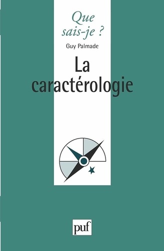 La caractérologie 15e édition revue et corrigée