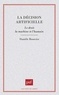 Danièle Bourcier - La décision artificielle - Le droit, la machine et l'humain.