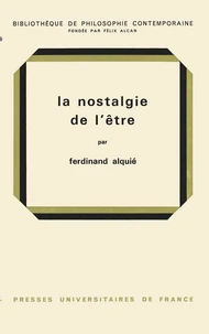 LA NOSTALGIE DE L'ETRE