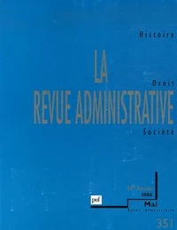 La Revue administrative N° 351, Mai 2006