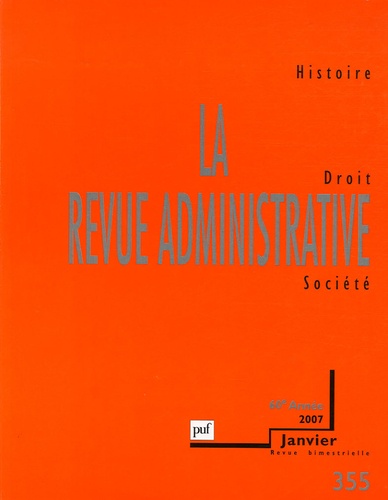 François Monnier et Michel Gourevitch - La Revue administrative N° 355, Janvier 2007 : .