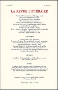 La Revue littéraire N° 1, avril 2004