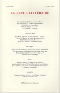 La Revue littéraire N° 11, février 2005