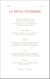 La Revue littéraire N° 15, juin 2005