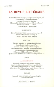 La Revue littéraire N° 22, janvier 2006