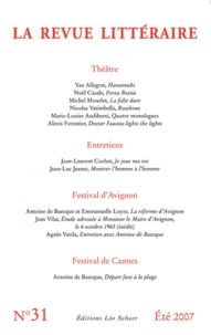 La Revue littéraire N° 31, été 2007