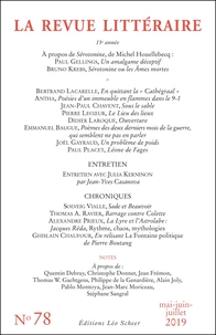 La Revue littéraire N° 78, mai-juin-juillet 2019