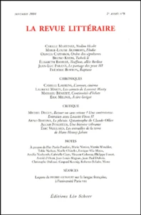 La Revue littéraire N° 8, novembre 2004