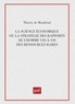 Thierry de Montbrial - La Science économique ou la Stratégie des rapports de l'homme vis-à-vis des ressources rares - Méthodes et modèles.