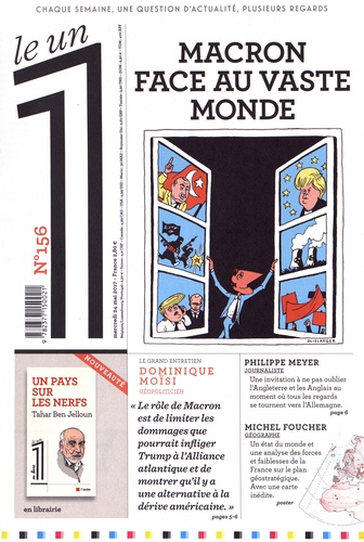 Eric Fottorino - Le 1 Hebdo N°156, mercredi 24 mai 2017 : Macron face au vaste monde.