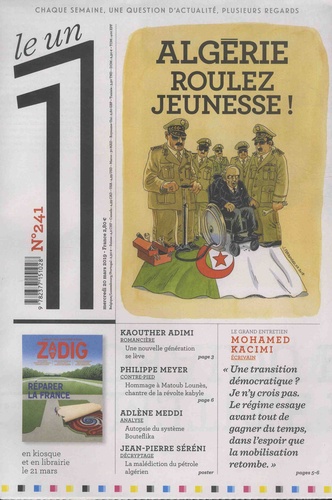 Julien Bisson et Eric Fotorino - Le 1 Hebdo N° 241 : Algérie - Roulez jeunesse !.