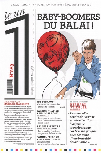 Julien Bisson - Le 1 Hebdo N° 283, mercredi 12 février 2020 : Baby-boomers du balai !.