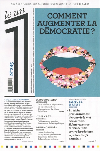 Julien Bisson - Le 1 Hebdo N° 285, mercredi 26 février : Comment augmenter la démocratie ?.