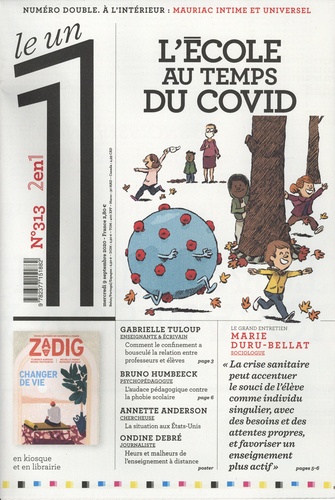 Julien Bisson - Le 1 Hebdo N° 313, mercredi 9 septembre 2020 : L'école au temps du Covid - Numéro double : Mauriac intime et universel.