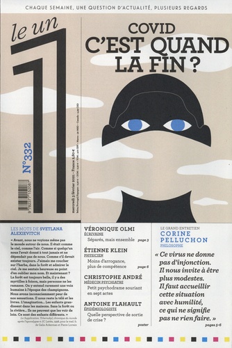 Julien Bisson - Le 1 Hebdo N° 332, mercredi 3 février 2021 : Covid - C'est quand la fin ?.