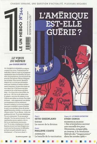 Julien Bisson - Le 1 Hebdo N° 344, mercredi 28 avril 2021 : L'Amérique est-elle guérie.