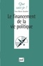 Yves-Marie Doublet - Le financement de la vie politique.