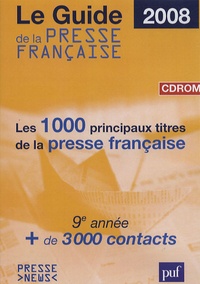  Développement Presse Médias - Le guide de la presse française - CD-ROM.