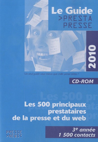  Développement Presse Médias - Le Guide Prestapresse - CD-ROM.