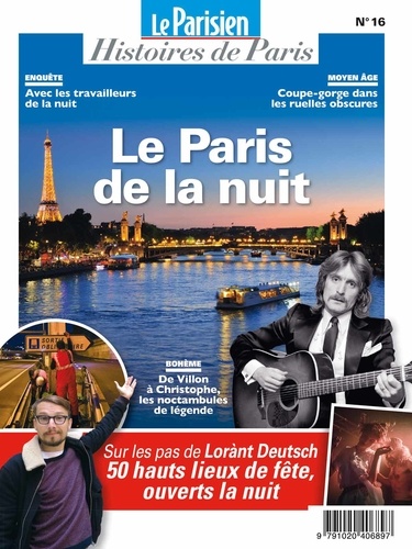 Charles de Saint Sauveur et Aurélie Audureau - Le Parisien Histoires de Paris N° 16, septembre 2021 : Le Paris de la nuit.