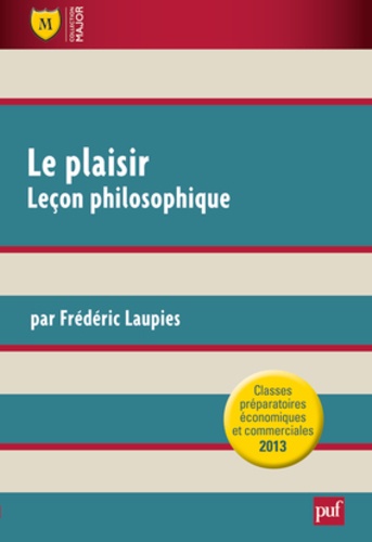 Le plaisir. Leçon philosophie