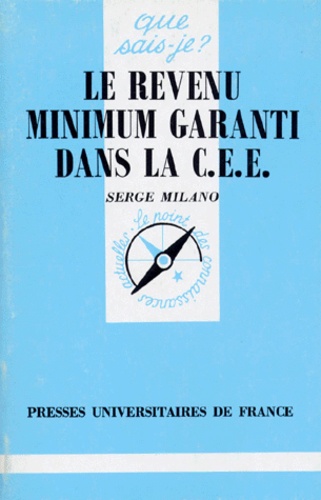 Le revenu minimum garanti dans la CEE 2e édition