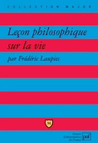 Leçon philosophique sur La vie