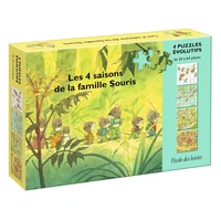 Les 4 saisons de la famille souris