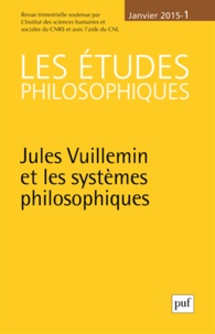 David Lefebvre - Les études philosophiques N° 1, janvier 2015 : .